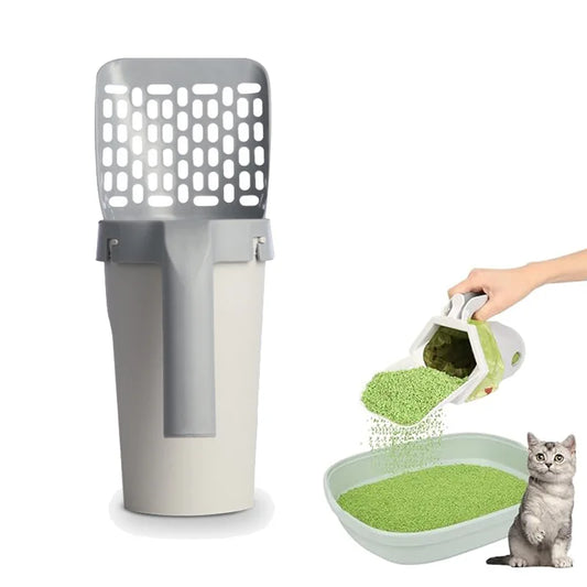 Cat Litter Shovel Scoop Pet Filter Clean Toilet Garbage Picker Cat Litter Box Scoop or Sandbox Cat Litter Tray Shovel Poop